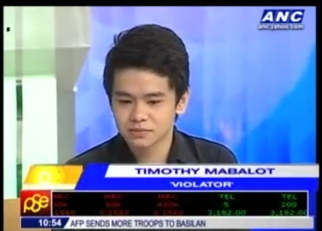 Timothy Mabalot