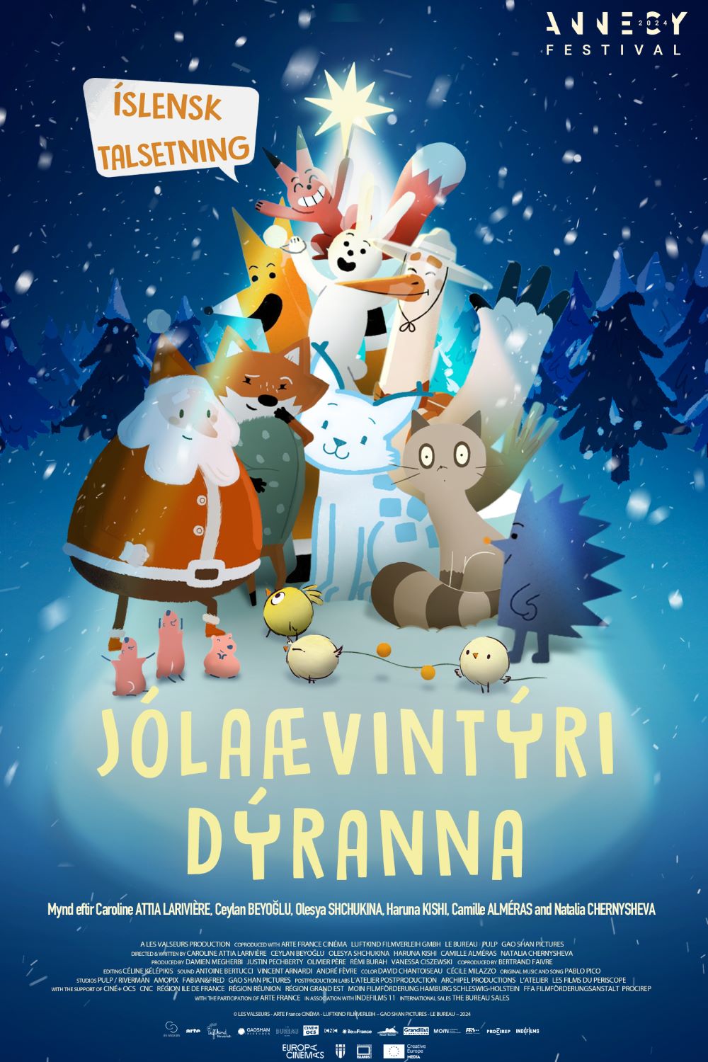 Jólaævintýri dýranna