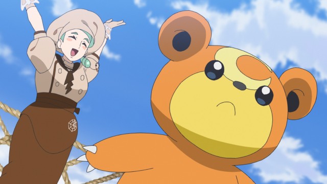 リコとニャローテ、心をこめて