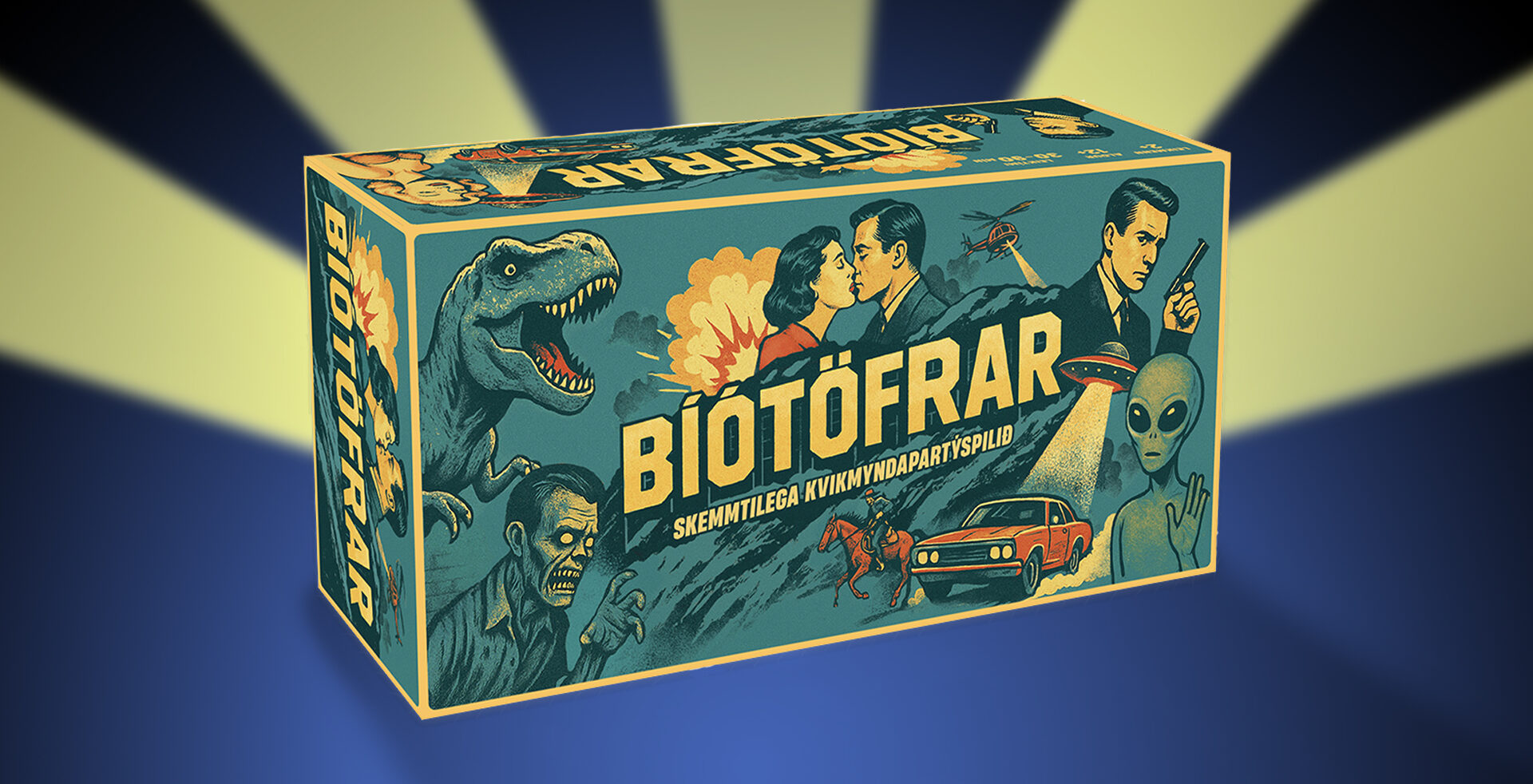 Bíótöfrar – nýtt íslenskt kvikmyndapartýspil komið í dreifingu